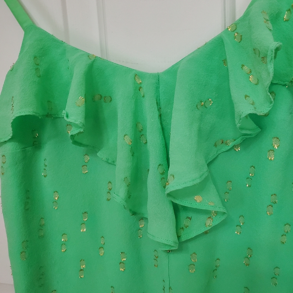 Lilly Pultizer Silk Ruffle Dress - Picture 2 of 5